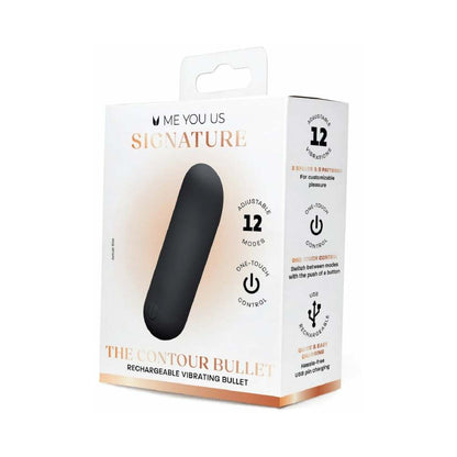 ME YOU US SIGNATURE - THE CONTOUR BULLET BLACK