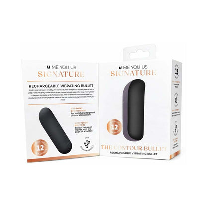 ME YOU US SIGNATURE - THE CONTOUR BULLET BLACK
