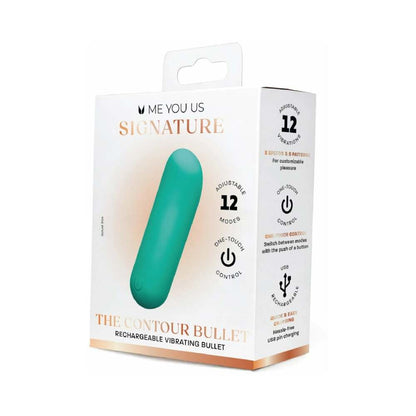 ME YOU US SIGNATURE - THE CONTOUR BULLET TEAL