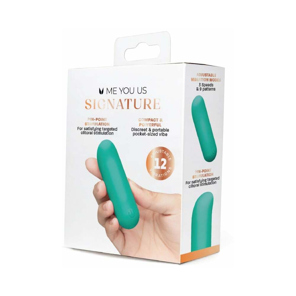 ME YOU US SIGNATURE - THE CONTOUR BULLET TEAL