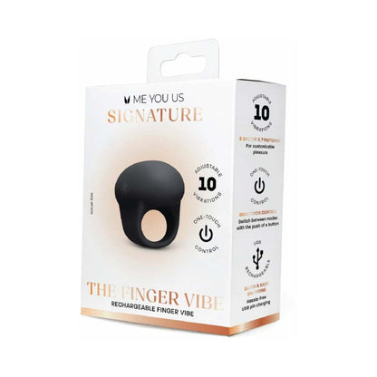ME YOU US SIGNATURE - THE FINGER VIBE BLACK