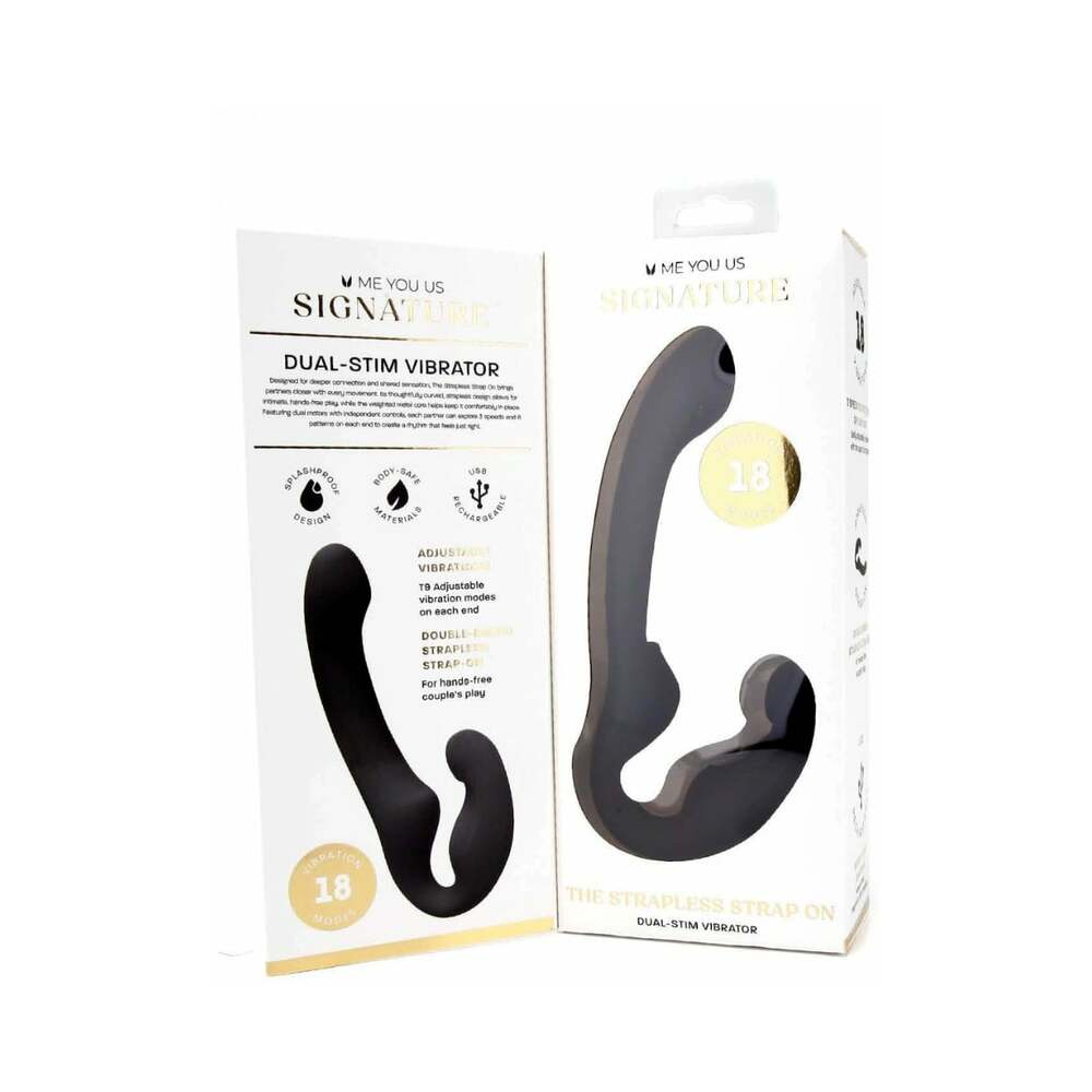 ME YOU US SIGNATURE - EL STRAP-ON SIN TIRANTES NEGRO