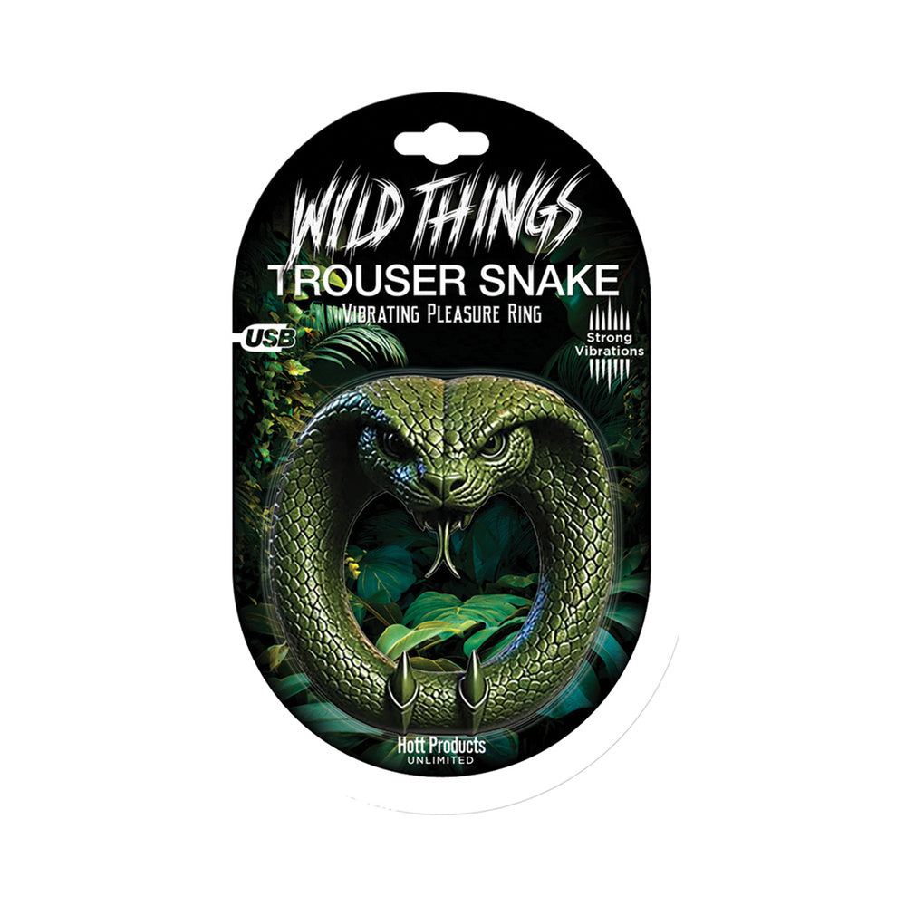 HOTT PRODUCTS - WILD THINGS ANIMAL RINGS TROUSER SNAKE 10 FUNCTION LIQUID SILICONE