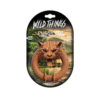 HOTT PRODUCTS - WILD THINGS ANIMAL RINGS PUSSY CAT 10 FUNCTION LIQUID SILICONE