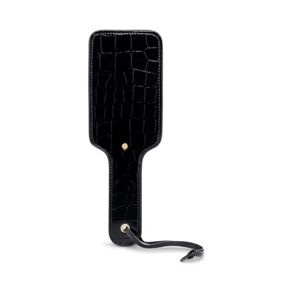 THE COWGIRL - ESSENTIALS PATENT LEATHER CROC SPANKING PADDLE
