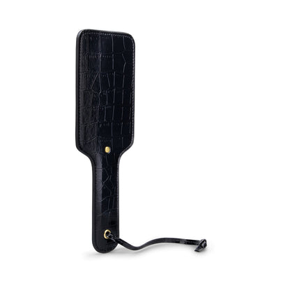 THE COWGIRL - ESSENTIALS PATENT LEATHER CROC SPANKING PADDLE