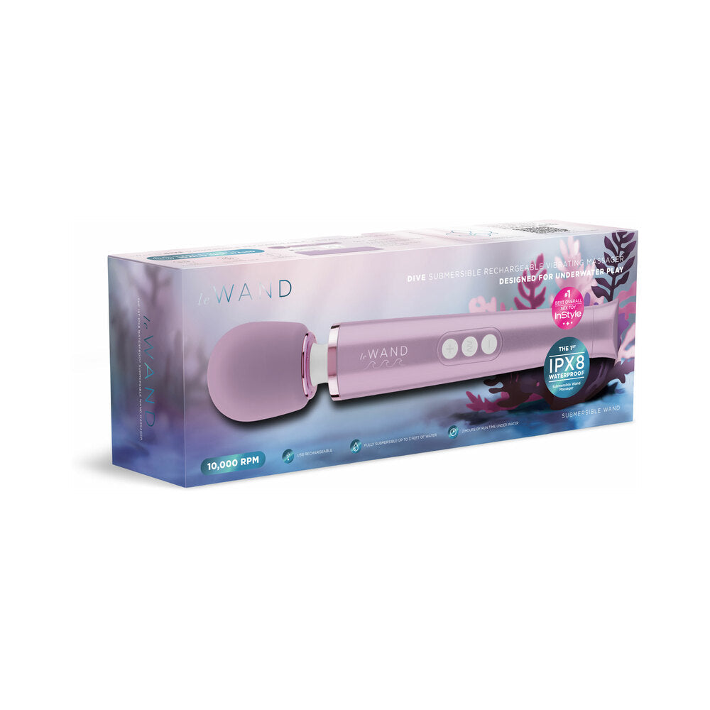 LE WAND - DIVE SUBMERSIBLE RECHARGEABLE VIBRATING MASSAGER LAVENDER