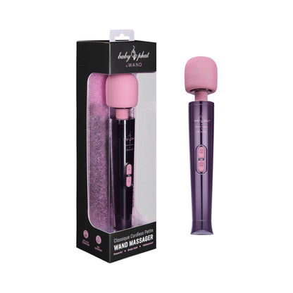 LE WAND - BABY PHAT X LE WAND CLASSIQUE CORDLESS PETITE RECHARGEABLE VIBRATING MASSAGER DEEP PURPLE