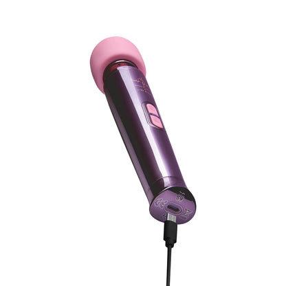 LE WAND - BABY PHAT X LE WAND CLASSIQUE CORDLESS PETITE RECHARGEABLE VIBRATING MASSAGER DEEP PURPLE