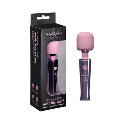 LE WAND - BABY PHAT X LE WAND CLASSIQUE MINI RECHARGEABLE VIBRATING MASSAGER DEEP PURPLE