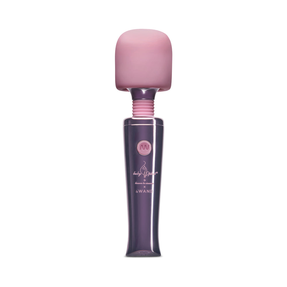 LE WAND - BABY PHAT X LE WAND CLASSIQUE MINI RECHARGEABLE VIBRATING MASSAGER DEEP PURPLE