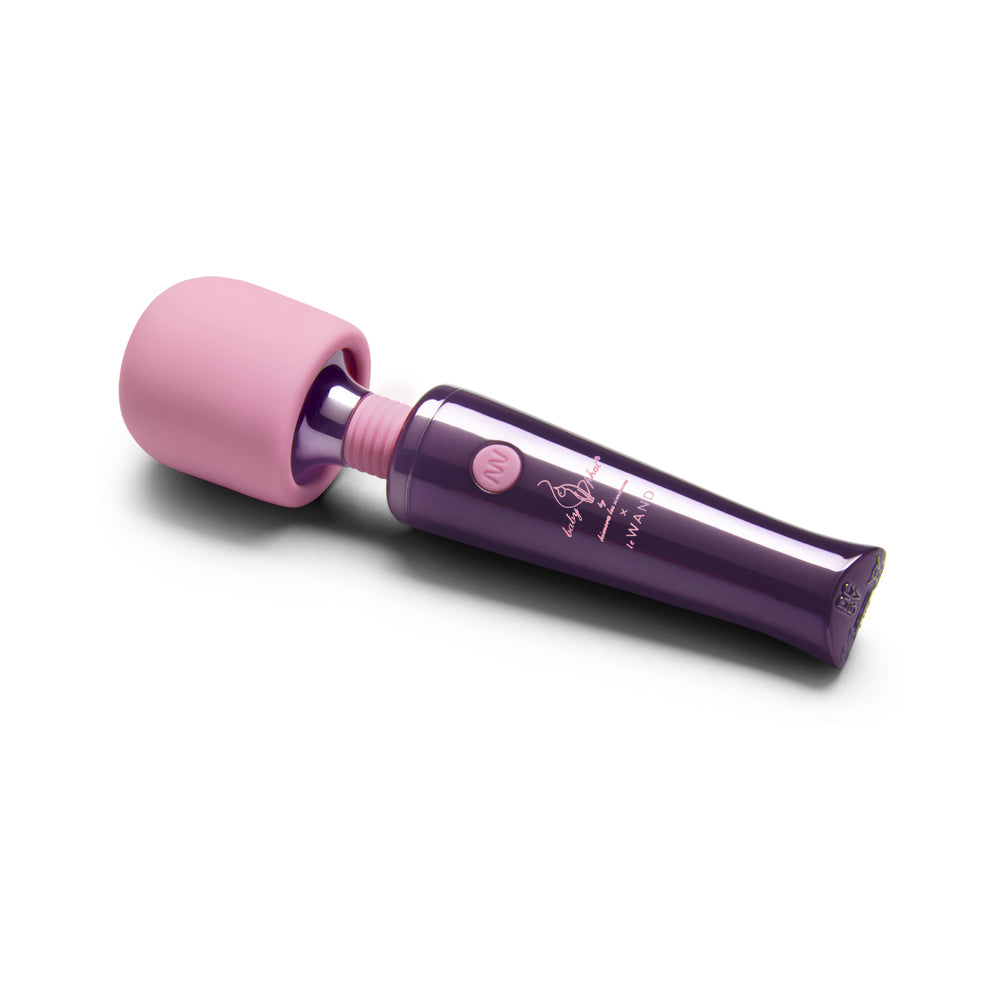 LE WAND - BABY PHAT X LE WAND CLASSIQUE MINI RECHARGEABLE VIBRATING MASSAGER DEEP PURPLE