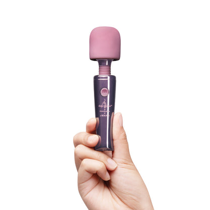 LE WAND - BABY PHAT X LE WAND CLASSIQUE MINI RECHARGEABLE VIBRATING MASSAGER DEEP PURPLE