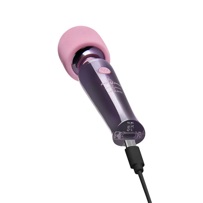 LE WAND - BABY PHAT X LE WAND CLASSIQUE MINI RECHARGEABLE VIBRATING MASSAGER DEEP PURPLE