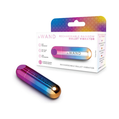 LE WAND - ESSENTIALS RECHARGEABLE RAINBOW BULLET VIBRATOR