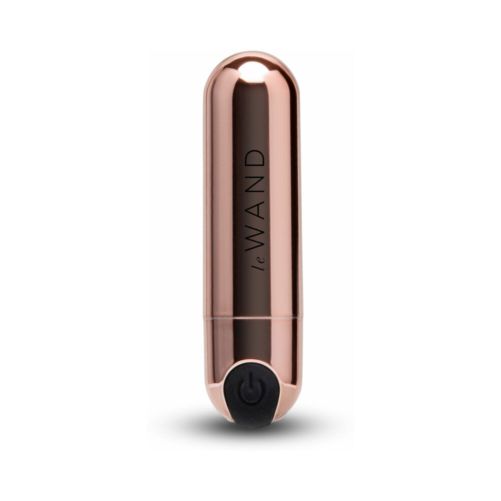 LE WAND - ESSENTIALS MINI RECHARGEABLE ROSE GOLD BULLET VIBRATOR