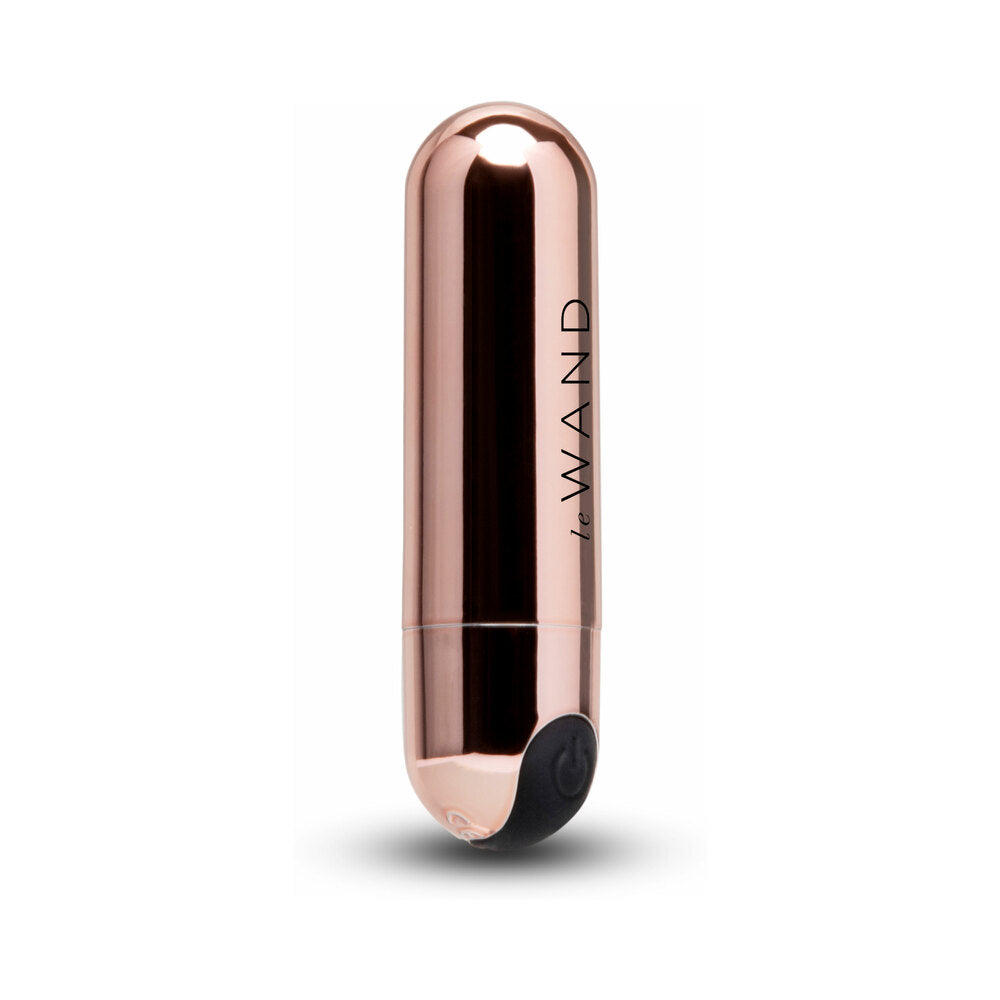LE WAND - ESSENTIALS MINI RECHARGEABLE ROSE GOLD BULLET VIBRATOR