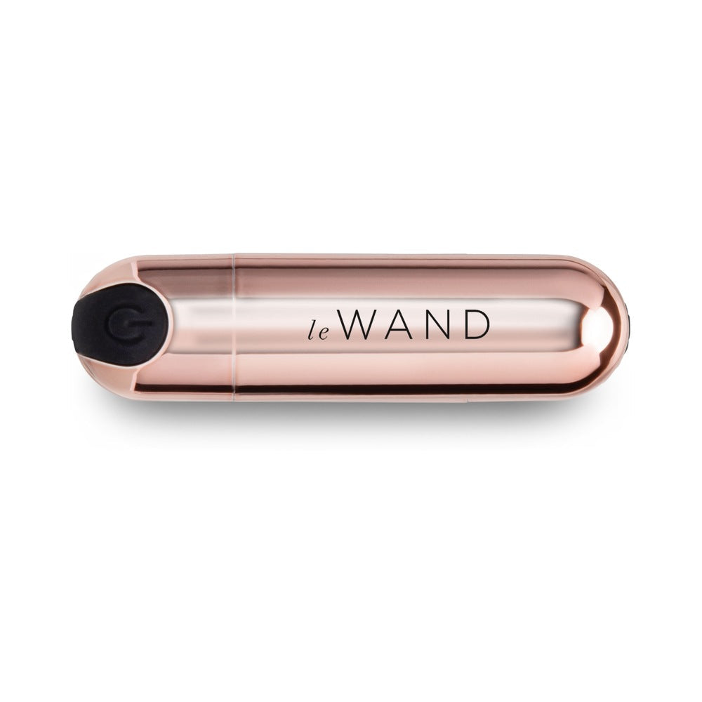 LE WAND - ESSENTIALS MINI RECHARGEABLE ROSE GOLD BULLET VIBRATOR
