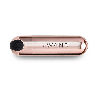 LE WAND - ESSENTIALS MINI RECHARGEABLE ROSE GOLD BULLET VIBRATOR