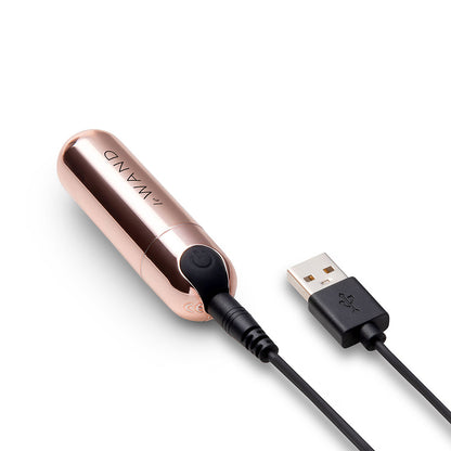 LE WAND - ESSENTIALS MINI RECHARGEABLE ROSE GOLD BULLET VIBRATOR