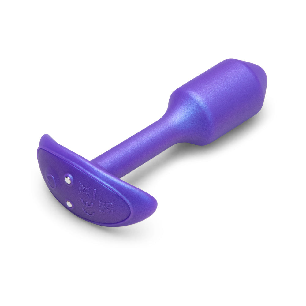 B-VIBE - SMART SNUG PLUG 1 SMALL WEIGHTED & VIBRATING APP-CONTROLLED SILICONE BUTT PLUG