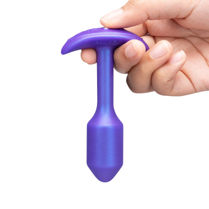 B-VIBE - SMART SNUG PLUG 1 SMALL WEIGHTED & VIBRATING APP-CONTROLLED SILICONE BUTT PLUG