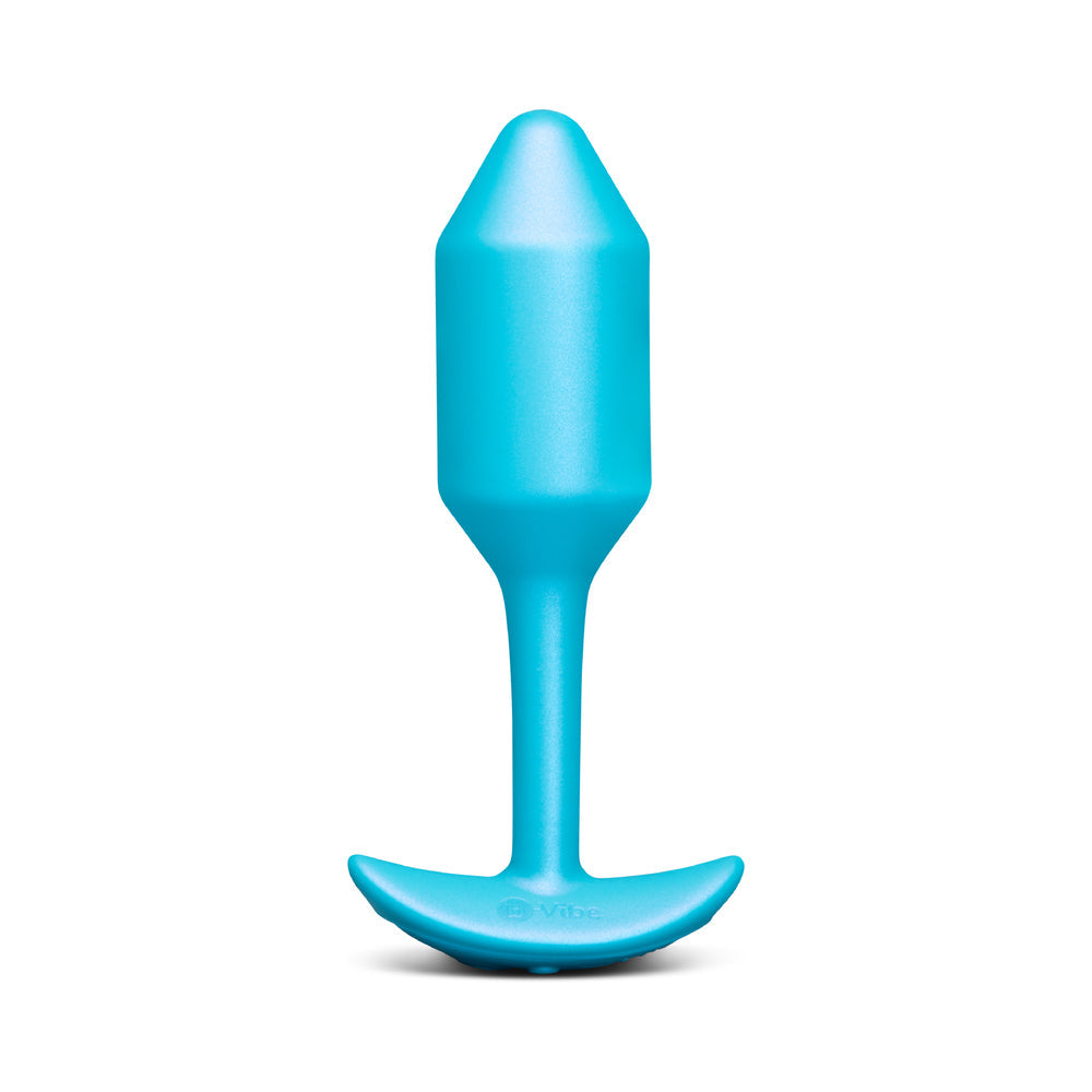 B-VIBE - SMART SNUG PLUG 2 MEDIUM WEIGHTED & VIBRATING APP-CONTROLLED SILICONE BUTT PLUG