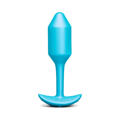 B-VIBE - SMART SNUG PLUG 2 MEDIUM WEIGHTED & VIBRATING APP-CONTROLLED SILICONE BUTT PLUG