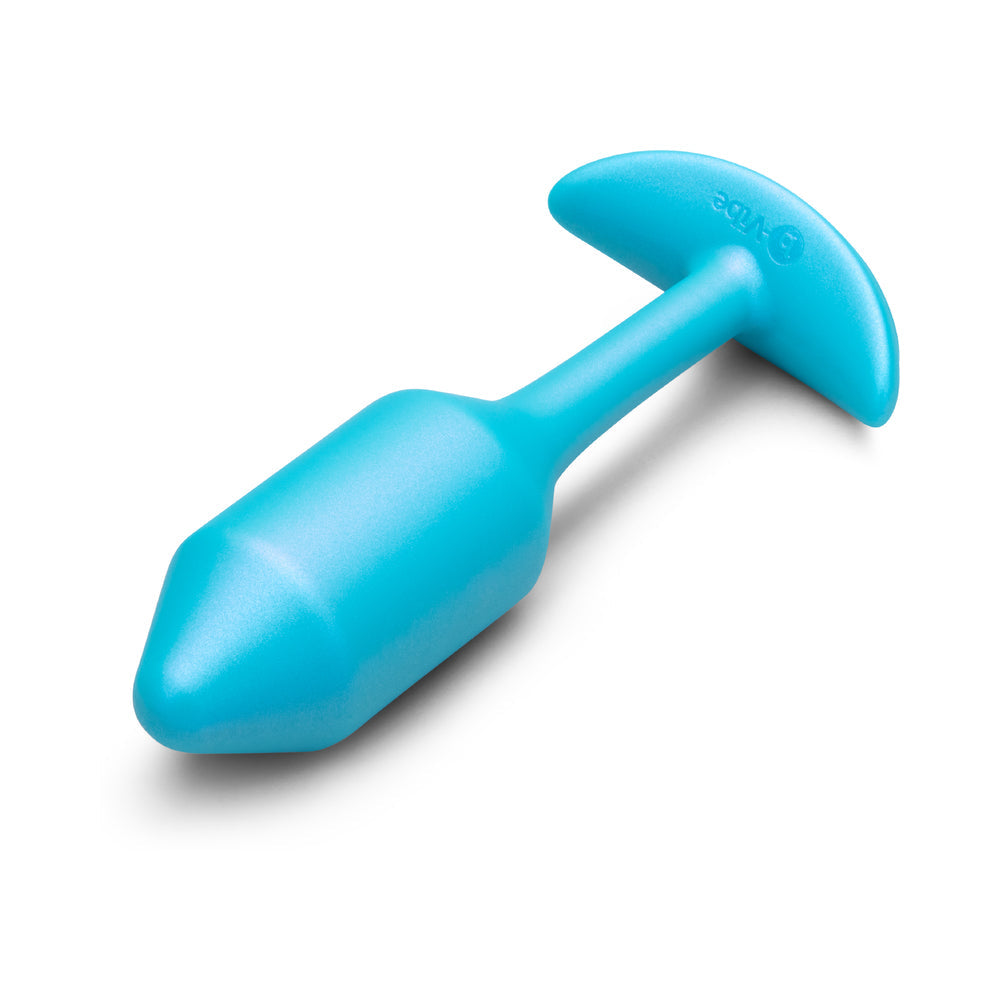 B-VIBE - SMART SNUG PLUG 2 MEDIUM WEIGHTED & VIBRATING APP-CONTROLLED SILICONE BUTT PLUG