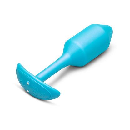 B-VIBE - SMART SNUG PLUG 2 MEDIUM WEIGHTED & VIBRATING APP-CONTROLLED SILICONE BUTT PLUG