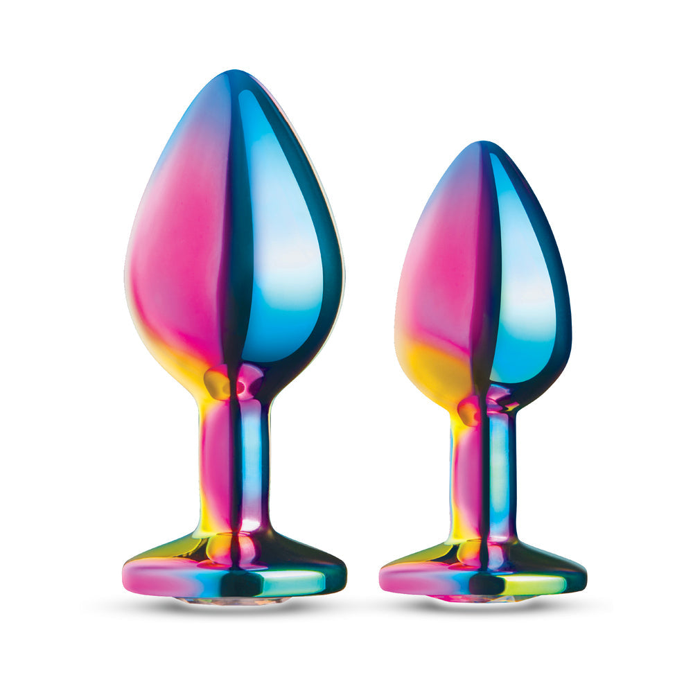 B-VIBE - ESSENTIALS 2-PIECE RAINBOW BLING ANAL TRAINING SET