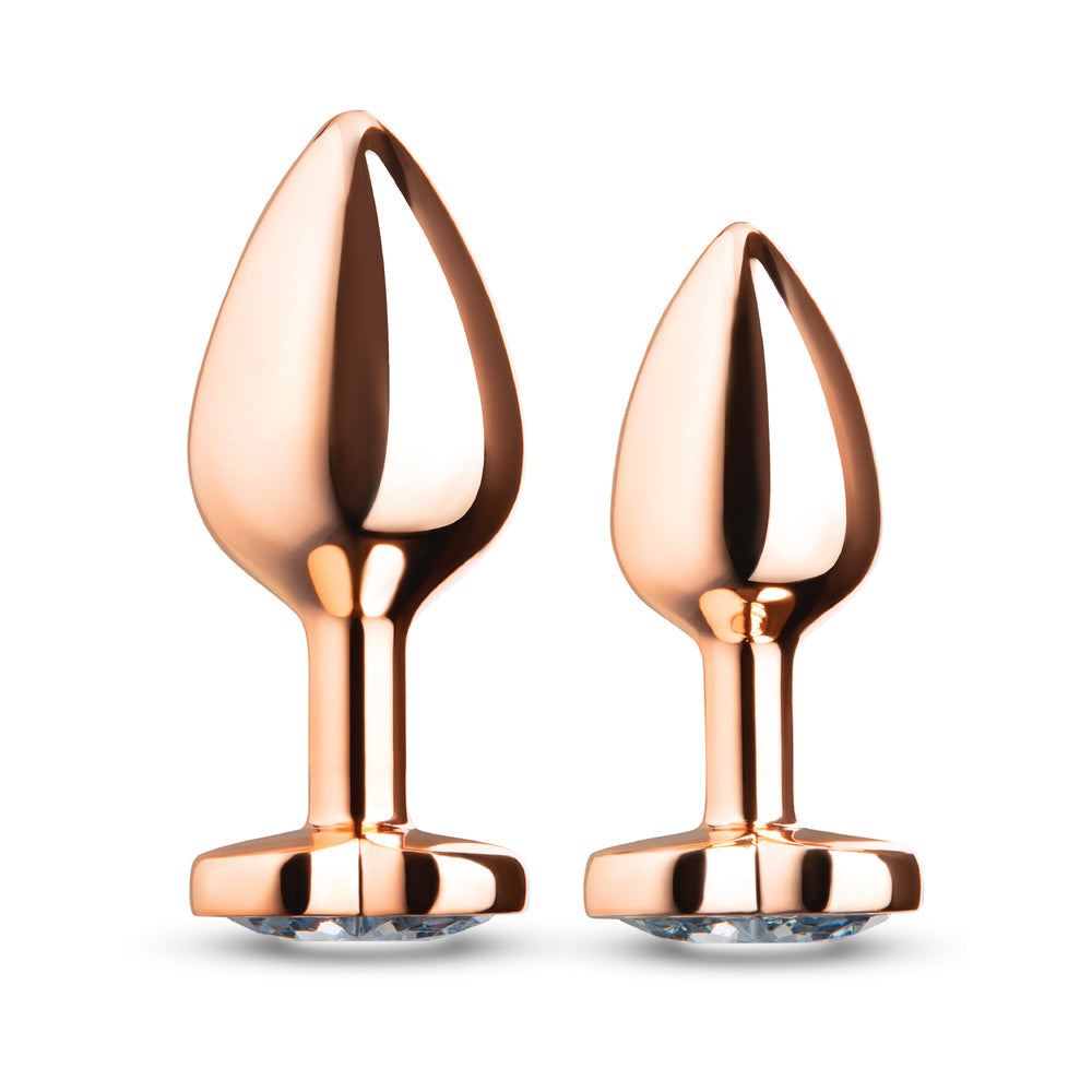 B-VIBE - ESSENTIALS 2-PIECE JEWEL HEARTS ANAL TRAINING SET