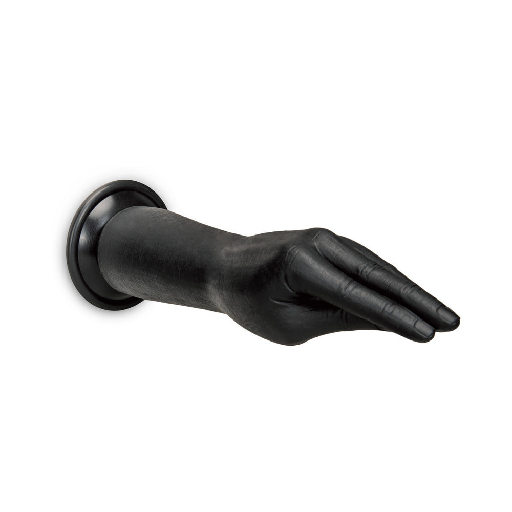 B-VIBE - ESSENTIALS SILICONE HAND FISTING DILDO BLACK