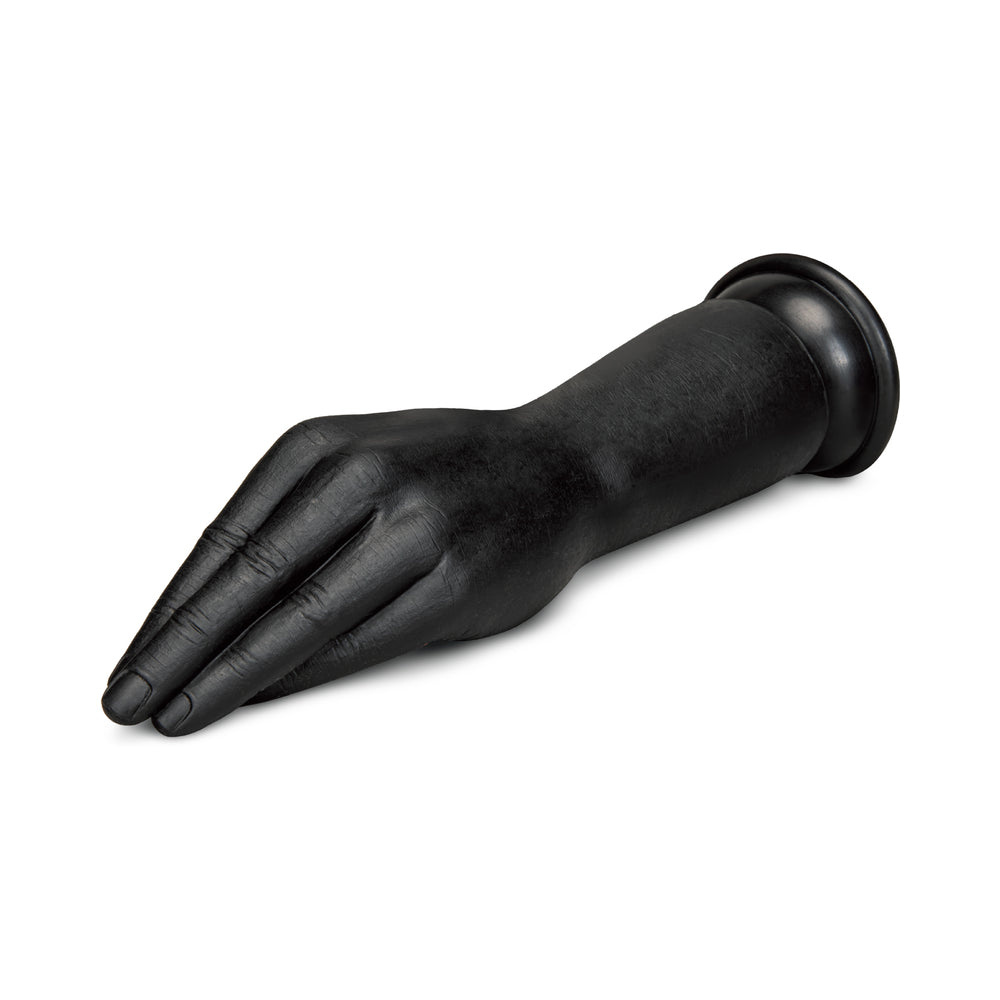 B-VIBE - ESSENTIALS SILICONE HAND FISTING DILDO BLACK