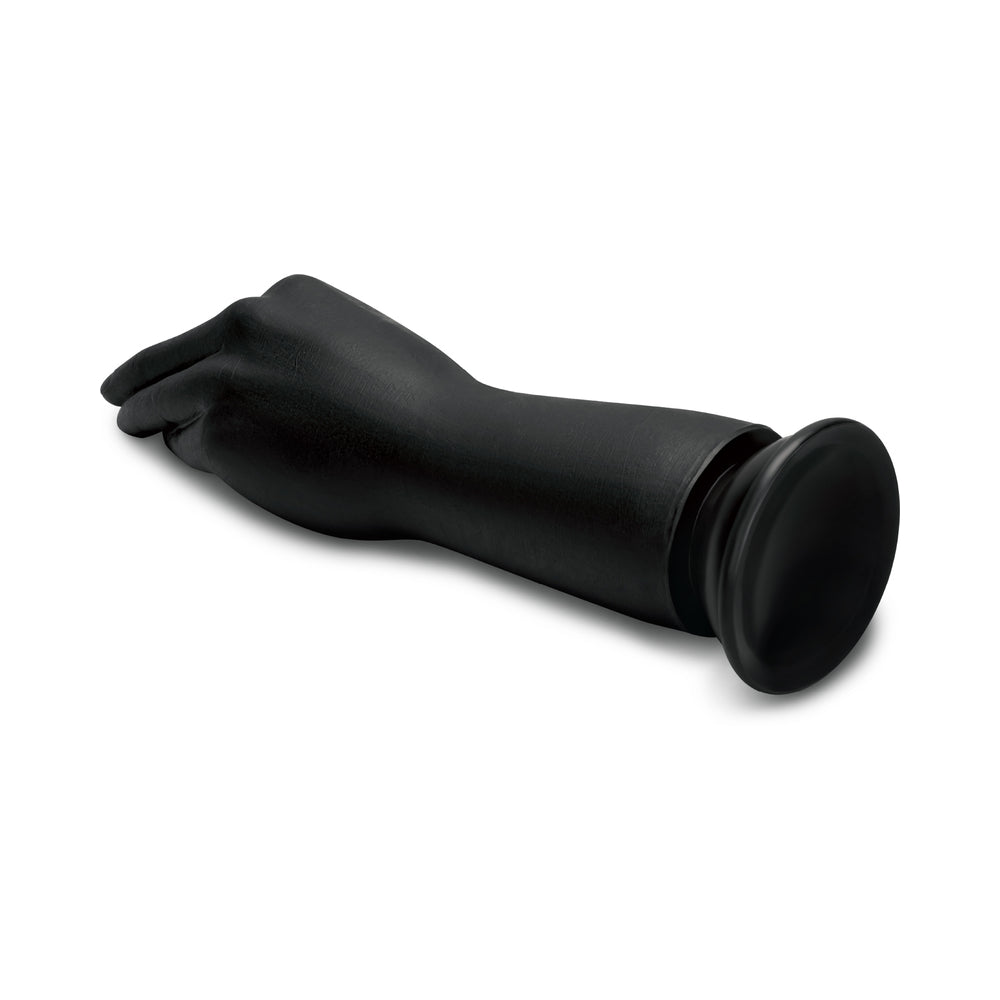 B-VIBE - ESSENTIALS SILICONE HAND FISTING DILDO BLACK