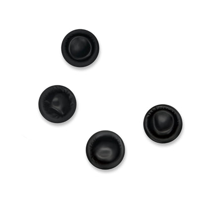 B-VIBE - ESSENTIALS ANAL PLAY FINGER COTS 50-PIECE BLACK