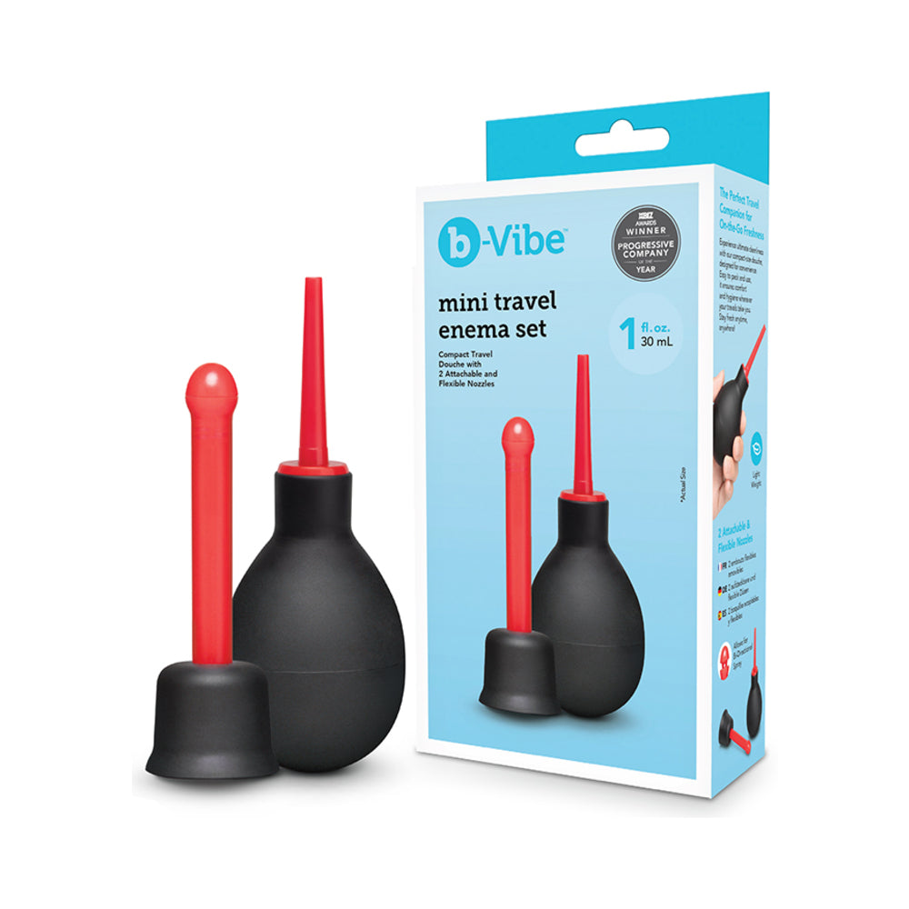 B-VIBE - ESSENTIALS MINI TRAVEL ENEMA SET 30 ML