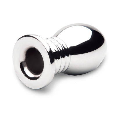 B-VIBE - ESSENTIALS 2.75 IN. ALUMINUM HOLLOW TUNNEL BUTT PLUG