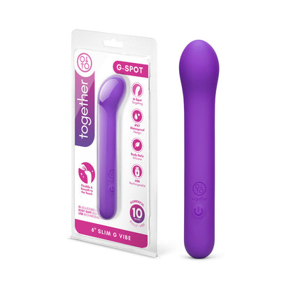TOGETHER TOY - TOGETHER MINI VIBES G-SPOT 6 IN. SLIM G VIBE