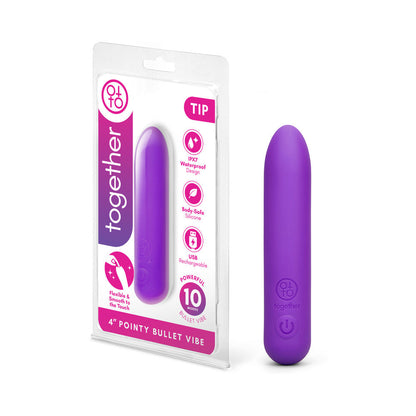 TOGETHER TOY - TOGETHER MINI VIBES TIP 4 IN. POINTY BULLET VIBE