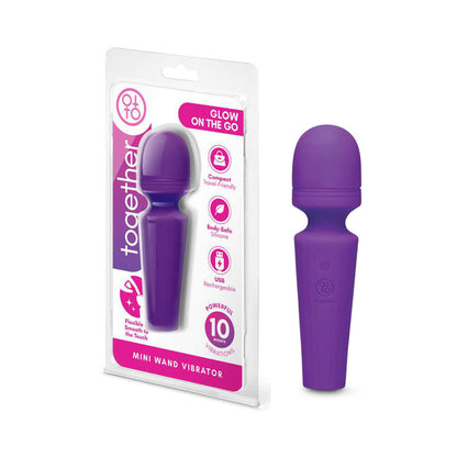 TOGETHER TOY - TOGETHER GLOW ON THE GO MINI WAND VIBRATOR