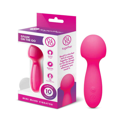 TOGETHER TOY - TOGETHER SPARK ON THE GO MINI WAND VIBRATOR