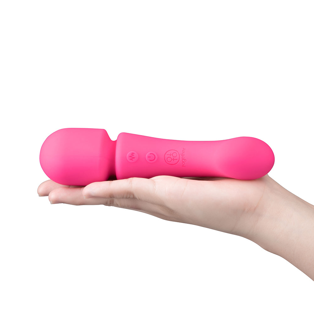 TOGETHER TOY - TOGETHER CARESS-G DOUBLE ENDED WAND VIBRATOR