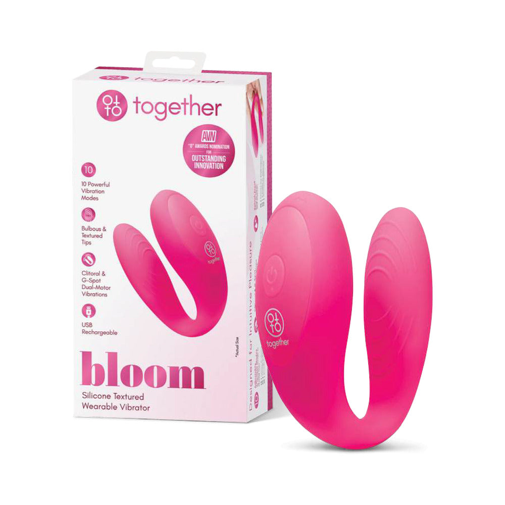 TOGETHER TOY - TOGETHER BLOOM SILICONE TEXTURED WEARABLE VIBRATOR