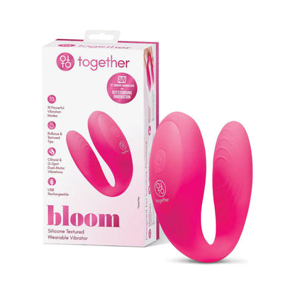 TOGETHER TOY - TOGETHER BLOOM SILICONE TEXTURED WEARABLE VIBRATOR