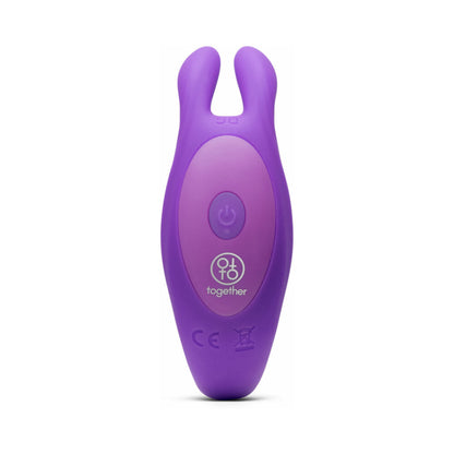 TOGETHER TOY - TOGETHER SEAMLESS SILICONE TEXTURED WEARABLE RABBIT VIBRATOR WITH REMOTE CONTROL