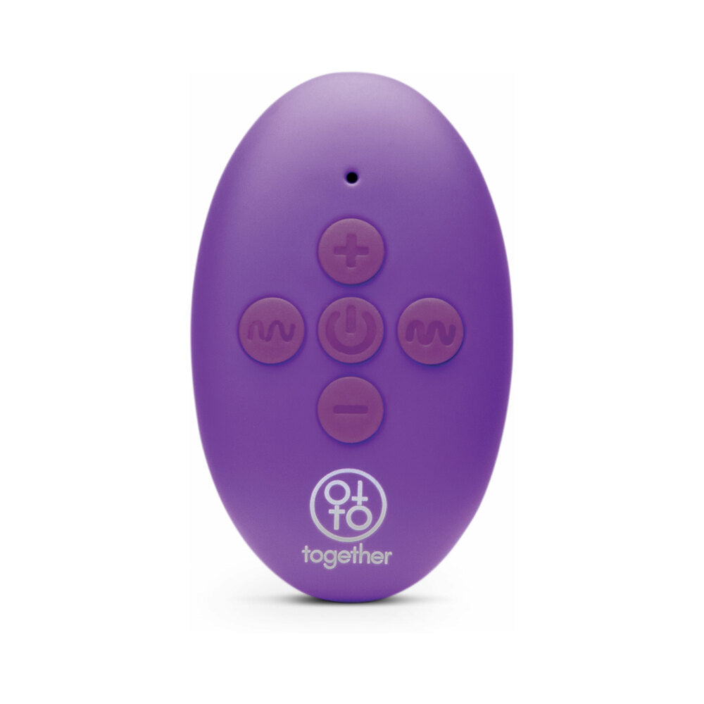TOGETHER TOY - TOGETHER SEAMLESS SILICONE TEXTURED WEARABLE RABBIT VIBRATOR WITH REMOTE CONTROL