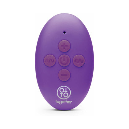 TOGETHER TOY - TOGETHER SEAMLESS SILICONE TEXTURED WEARABLE RABBIT VIBRATOR WITH REMOTE CONTROL
