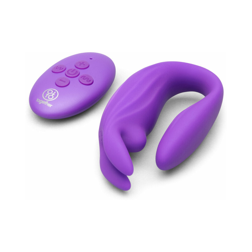 TOGETHER TOY - TOGETHER SEAMLESS SILICONE TEXTURED WEARABLE RABBIT VIBRATOR WITH REMOTE CONTROL