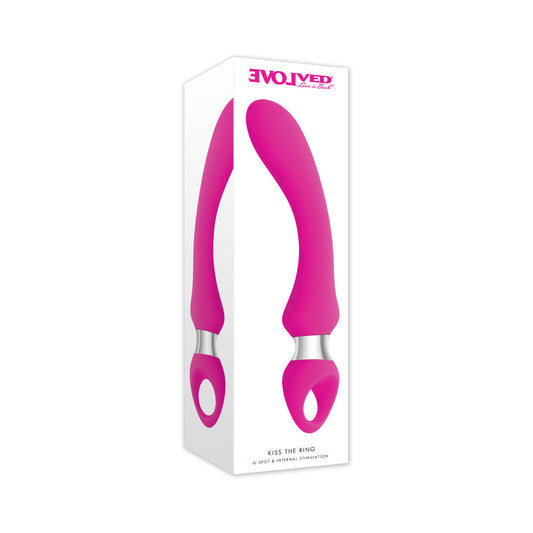 EVOLVED - KISS THE RING SILICONE RECHARGEABLE PINK